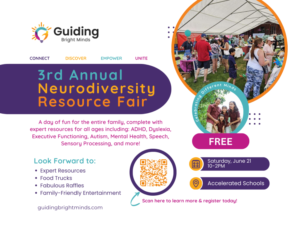 Guiding Bright Minds Neurodiversity Resource Fair, June 21 2025